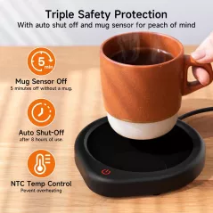 Chauffe-Tasse Intelligent Oracer : Café Toujours Chaud, Température Réglable, Sécurité Assurée !
